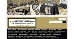 Desktop Screenshot of blackandgoldsports.com